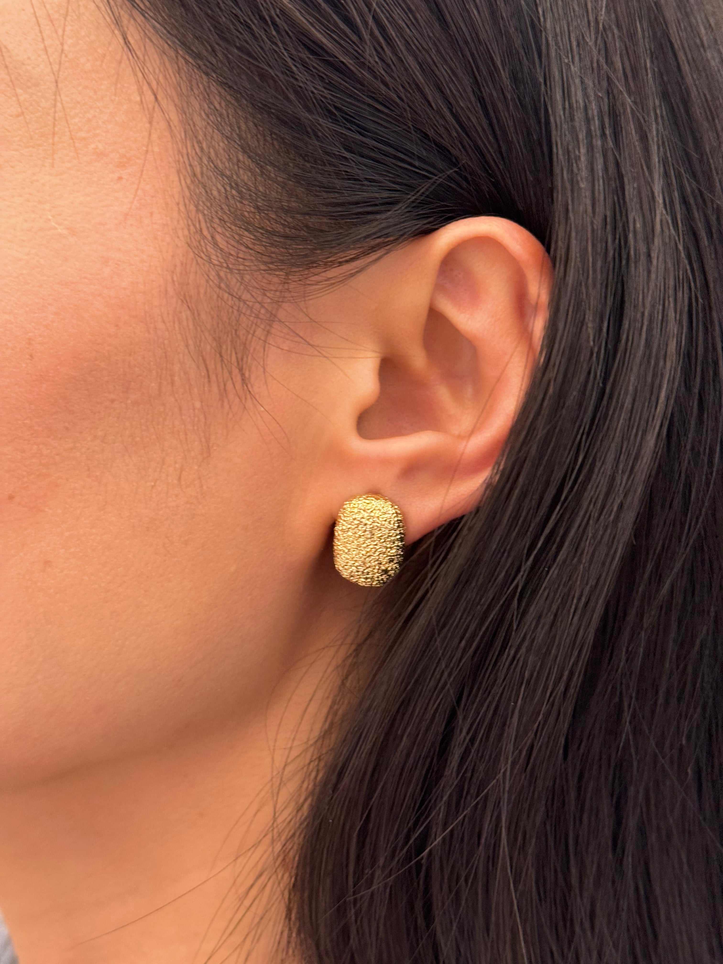 Golden Nugget Studs Earrings